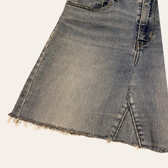 Levi 721 Skinny Fit Denim Mini Skirt - Picture 3 of 4